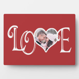 LIEBE - Benutzerdefiniertes Foto Fotoplatte