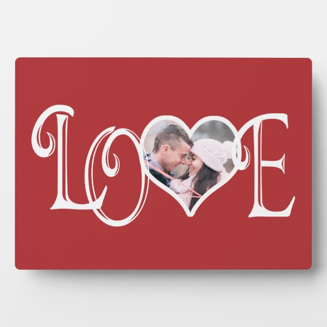 LIEBE - Benutzerdefiniertes Foto Fotoplatte (Vorderseite)