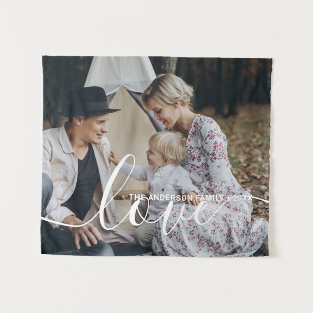 "Liebe" Benutzerdefiniertes Foto mit individuelle  Wandteppich (Vorderseite (Horizontal))