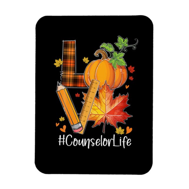 LIEBE Berater Leben Herbstlaub Herbstsaison Pump Magnet (Vertikal)