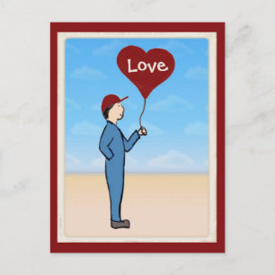 Liebe Bereitstellung individuell anpassbarer Postk Postkarte