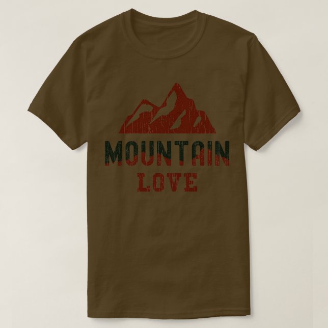 Liebe Bergsteigen im Bergsteigen 1 T-Shirt (Design vorne)