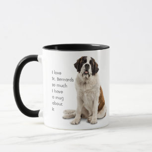 Liebe Bernard Hunde so viel Spaß Zitat Tasse