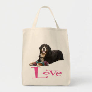 Liebe Berner Sennenhund Welpe Tote Bag Tragetasche