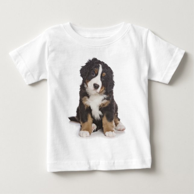 Liebe Bernese Mountain Dog Puppy Tee Shirt (Vorderseite)