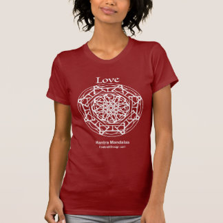 Liebe - Beschwörungsformel-Mandalas-T - Shirt