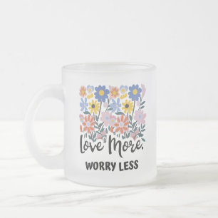 Liebe Besorgnis erregender weniger blutige Tasse