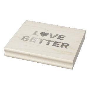 Liebe besser gummistempel