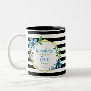 Liebe Bibel Verse Zweifarbige Tasse