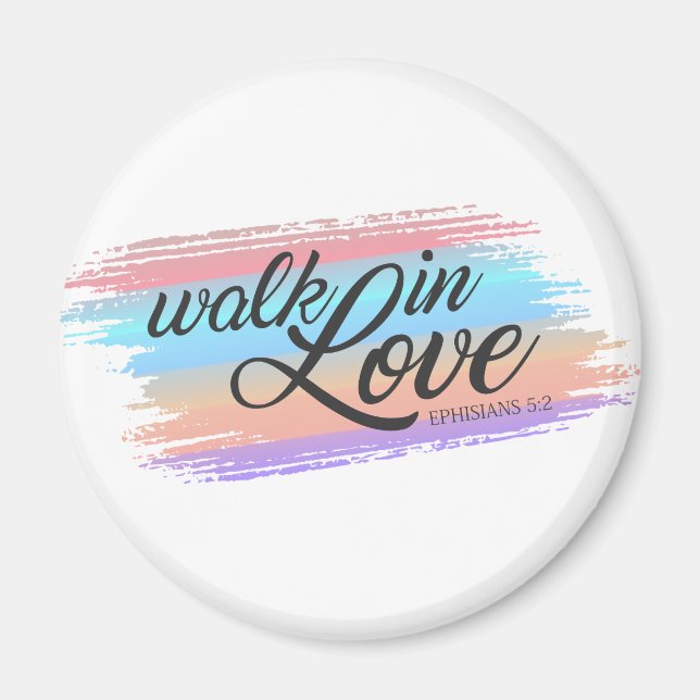 Liebe Bibelangebot Valentine | Magnet (Vorne)