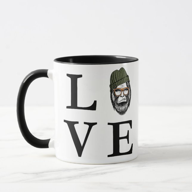 Liebe Bigfoot Tasse (Links)