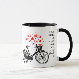 Liebe BIKING so viel Spaß Kostenvoranschlag Tasse