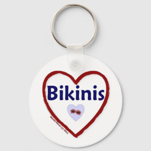 Liebe Bikinis Schlüsselanhänger