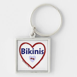 Liebe Bikinis Schlüsselanhänger