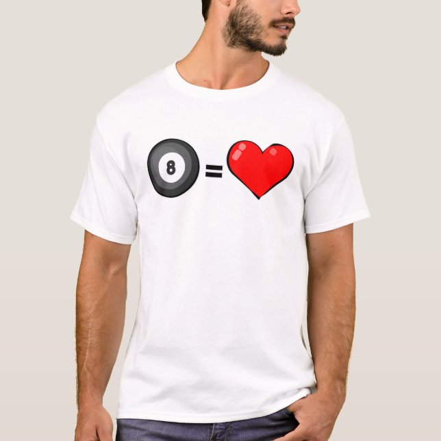 Liebe Billiard T-Shirt (Vorderseite)