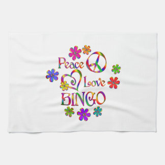 Liebe Bingo Geschirrtuch