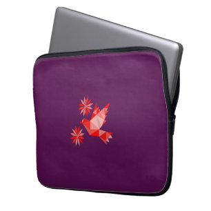 LIEBE BIRD MIT BLUME GIFT SONDERTAG, GEBURTSTAG LAPTOPSCHUTZHÜLLE