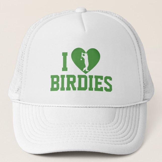 Liebe Birdie Golf Hat - Funny Trendy Trucker Hat Truckerkappe (Vorderseite)