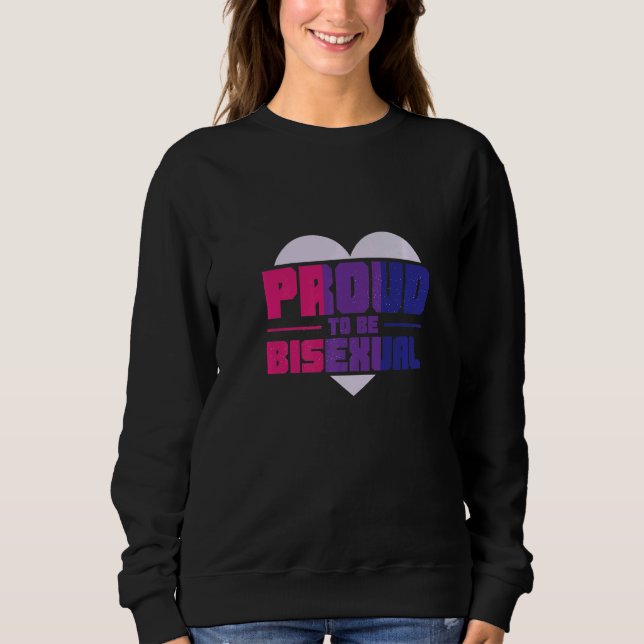Liebe Bisexual Gay Lesbian Relation Sweatshirt (Vorderseite)
