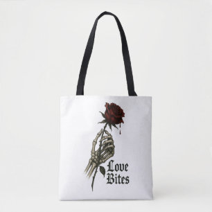 Liebe Bitten: Gotische Rose und Skelettkunst