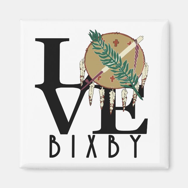 LIEBE Bixby Oklahoma Magnet (Vorne)