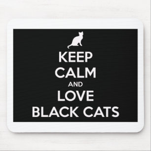 Liebe Black Cats Mousepad