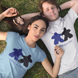 Liebe, Blau und Schwarze Frauen Shirt