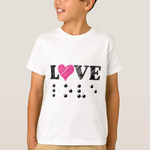 Liebe Blind Braille T-Shirt