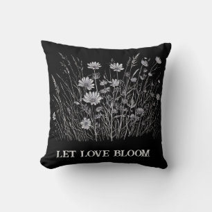 Liebe Bloom T - Shirt gelassen Kissen