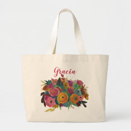 "Liebe Blooms" Tote-Tasche Jumbo Stoffbeutel