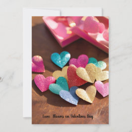 Liebe Blooms v1 Feiertagskarte