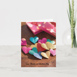 Liebe Blooms v1 Feiertagskarte