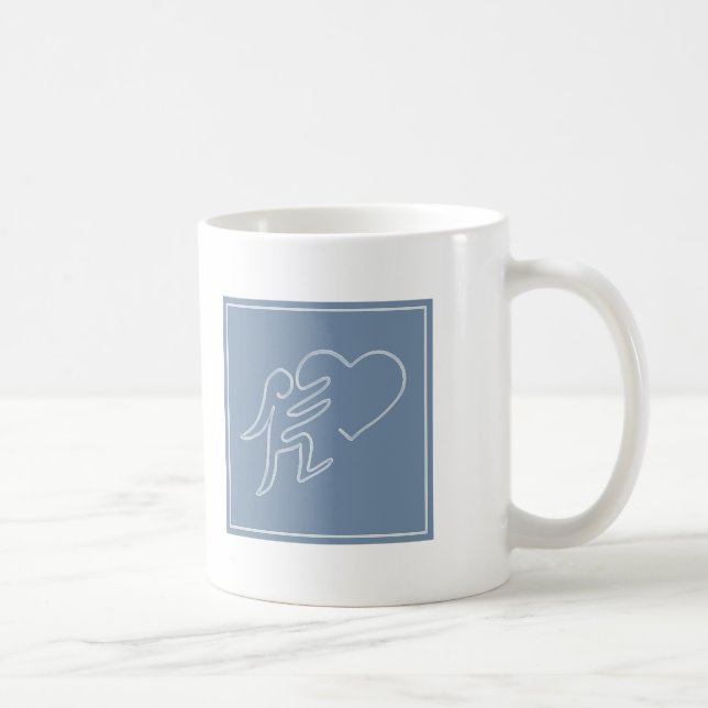 LIEBE (BLUBERRY) KAFFEETASSE (Rechts)