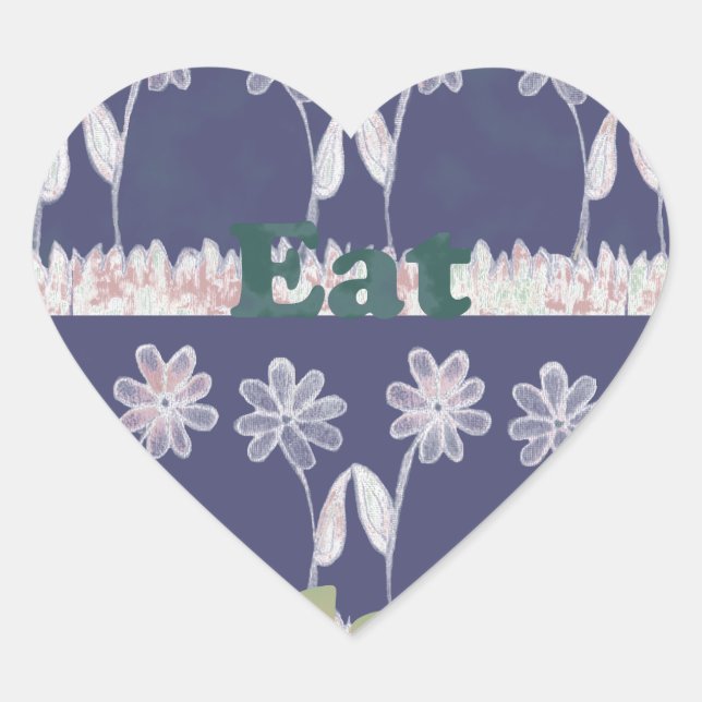 Liebe Blue Baby Duschfarben Herz-Aufkleber (Vorderseite)