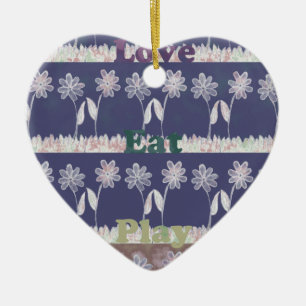 Liebe Blue Baby Duschfarben Keramik Ornament