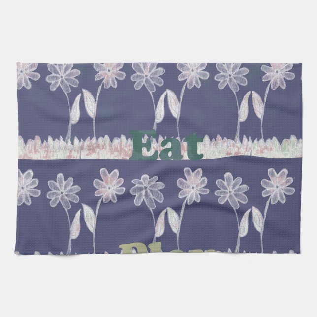 Liebe Blue Baby Duschfarben Küchentuch (Horizontal)