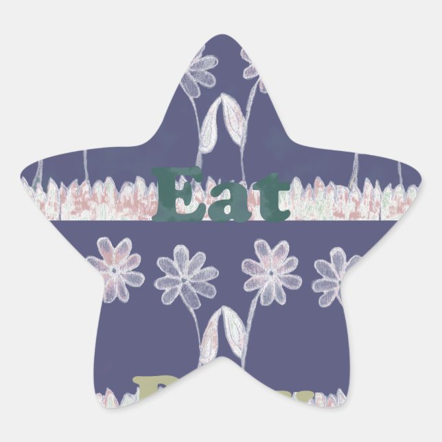 Liebe Blue Baby Duschfarben Stern-Aufkleber (Vorderseite)