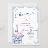 Liebe Blue Chinoiserie Brautparty
