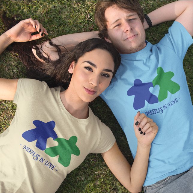 Liebe, Blue & Green Mens Shirt (Von Creator hochgeladen)