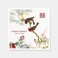 Liebe Blühend Vögel & Blume Chinesische Hochzeit ©