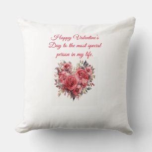 Liebe blüht das ganze Jahr über: Personalisierter  Kissen