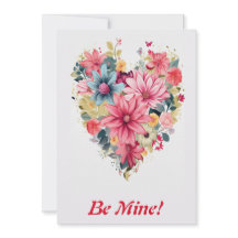 Liebe Blume Regenbogen Herz 3 Personalisiert