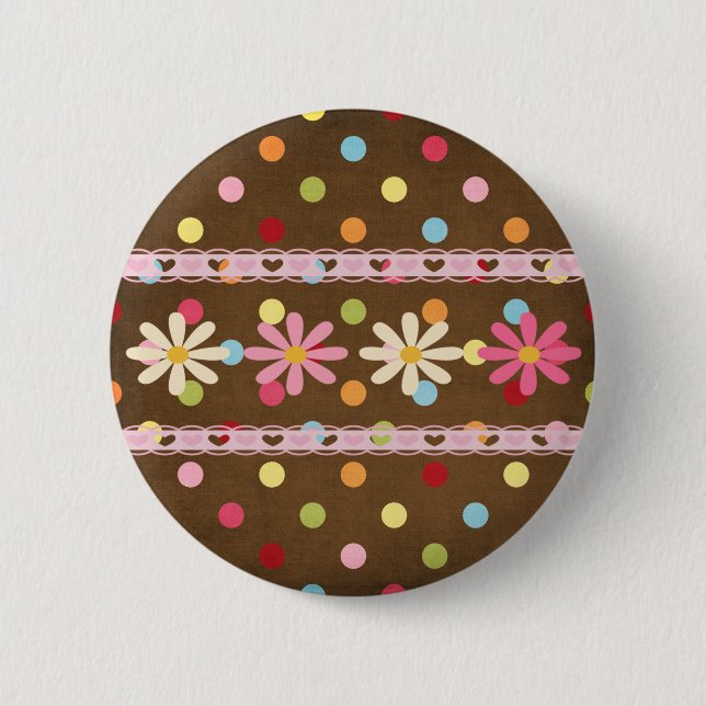 Liebe-Blumen Button (Vorderseite)