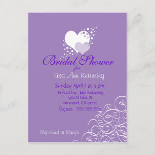 Liebe-Blüten Einladungspostkarte