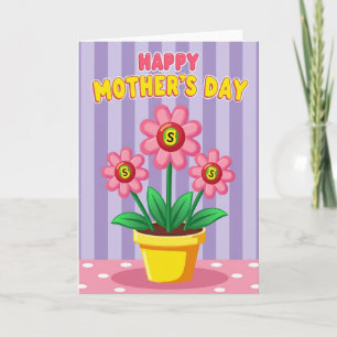 Liebe Blüten Mutter Karte