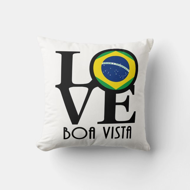 LIEBE Boa Vista Kissen (Vorderseite)