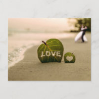 Liebe Bokeh und Strand von Wedple Couple