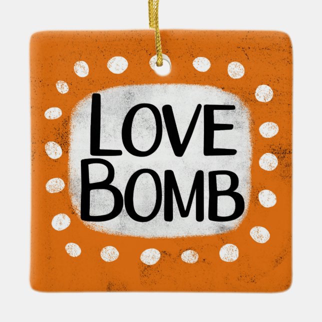 Liebe Bomb Ornament (Vorderseite)