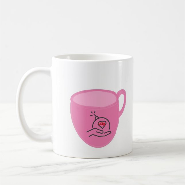 Liebe Bomb Tasse (Links)