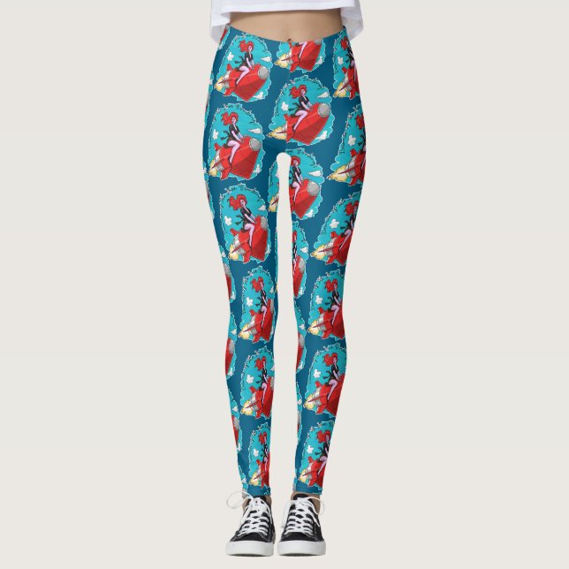 Liebe Bombardierung Leggings (Vorderseite)